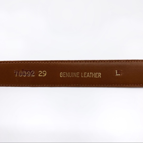Genuine Leather Multi Colored Belt - Picture 7 of 8